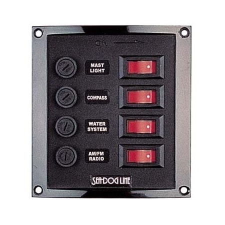 Sea-Dog Nylon Switch Panel Vertical, No 424010-1 424010-1